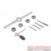 Набор плашек M4-M8 и метчиков M4-M8 10 единиц SD-8025 Intertool
