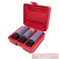 Набор головок ударные в защитном кожухе 3 предмета 1/2 6 гранные 17,19,21 мм в кейсе F-4035 Forsage