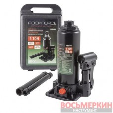 Домкрат бутылочный 5т с клапаном 195мм - 395мм в кейсе RF-T90504-S (DS) RockForce
