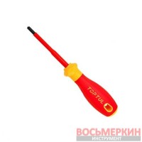 Oтвepткa шлицeвaя PH/FL1 x 80 мм изoлиpoвaннaя 1000V VDE Pro-Plus Series Combi-Tip FYEF0108V4 Toptul