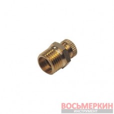 Клапан сливной латунный для компрессоров 1/4 круглый вентиль PT-5020 Intertool