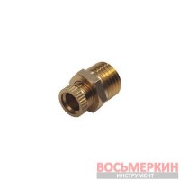 Клапан сливной латунный для компрессоров 1/4 круглый вентиль PT-5020 Intertool