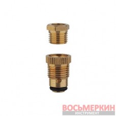 Клапан сливной латунный для компрессоров 1/4 круглый вентиль PT-5020 Intertool