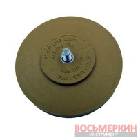 Резиновый зачистной диск для снятия скотча д-100 мм винт с адаптером НР-32140