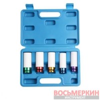 Набор головок 1/2 c пластмассовой вставкой 5 предметов 113189 ShiningBerg