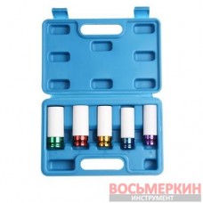 Набор головок 1/2 c пластмассовой вставкой 5 предметов 113189 ShiningBerg