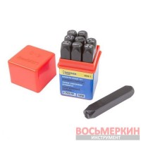 Набор цифровых штампов 9 предметов 7 мм в пластиковом футляре PA-6855-7 Partner