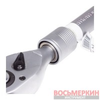 Трещотка реверсивная телескопическая с резиновой эргономичной ручкой 1/2 300-440 мм 72 зуба RF-802433 RockForce