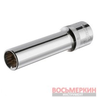 Головка шестигранная удлиненная 1/4 11 мм Cr-V ET-0461 Intertool