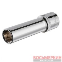 Головка шестигранная удлиненная 1/4 12 мм Cr-V ET-0462 Intertool