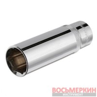 Головка шестигранная удлиненная 3/8 16 мм Cr-V ET-0426 Intertool