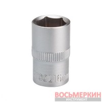 Головка шестигранная 1/2 16 мм х 38 мм ET-2016 Intertool