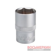 Головка шестигранная 1/2 18 мм х 38 мм ET-2018 Intertool