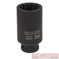 Головка ударная глубокая 1/2 29 мм 12 гранная RF-4488529 RockForce