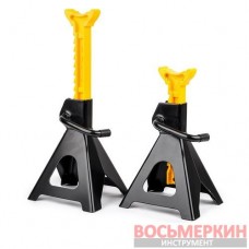 Домкрат подкатной 2т 130-330 мм з комплектом ремонтных подставок и резиновой накладкой RF-TH12074 RockForce