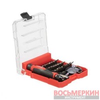 Отвертка прецизионная с комплектом насадок 29 единиц Cr-V VT-3336 Intertool