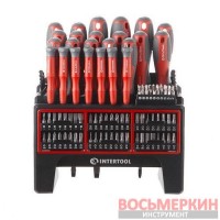 Набор отверток с комплектом насадок 114 единиц VT-3372 Intertool