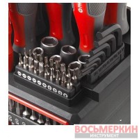 Набор отверток с комплектом насадок 114 единиц VT-3372 Intertool