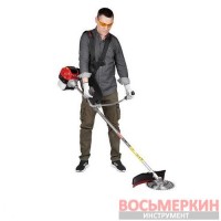 Мотокоса 1.85 кВт 52 см3 катушка фреза 40 зубъев двухплечевой ранцевый ремень STORM WT-2230 Intertool
