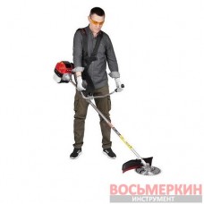Мотокоса 1.85 кВт 52 см3 катушка фреза 40 зубъев двухплечевой ранцевый ремень STORM WT-2230 Intertool