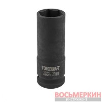 Головка ударная глубокая тонкостенная 21 мм 6 гранная 1/2 85 мм FK-4458521TH ForceKraft