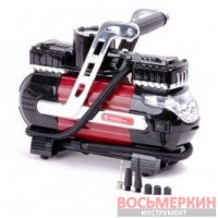 Компрессор автомобильный 12В. Два цилиндра 30 мм AC-0003 Intertool