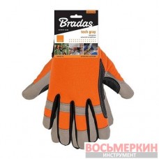 Перчатки рабочие TECH GREY размер 8 RWTGY8 Bradas