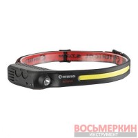 Фонарь налобный аккумуляторный 9 режимов работы сенсор STORM LB-0315 Intertool