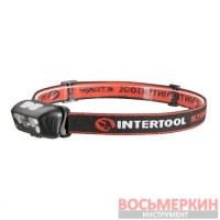 Фонарь налобный аккумуляторный 6 режимов работы сенсор STORM LB-0310 Intertool