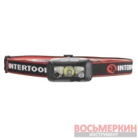 Фонарь налобный аккумуляторный 6 режимов работы сенсор STORM LB-0310 Intertool