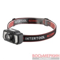 Фонарь налобный аккумуляторный 7 режимов работы сенсор STORM LB-0311 Intertool