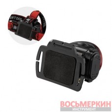 Фонарь налобный светодиодный пылевлагозащищенный корпус батарейки 3 ААА LB-0304 Intertool