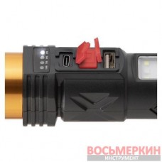 Фонарь ручной мульти 6 режимов LB-0125 Intertool