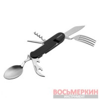 Мультитул туристический 8 в 1 чехол HT-0544 Intertool