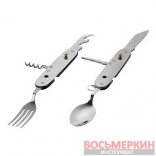 Мультитул туристический 8 в 1 чехол HT-0544 Intertool