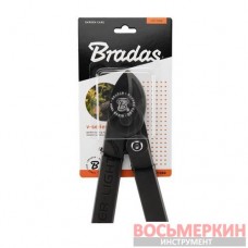 Секатор с наковальней для обрезки веток сталь SK5 V-SERIES KT-V1260 Bradas