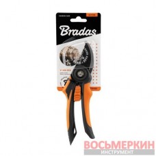 Секатор садовый обводное лезвие из стали SK5 V-SERIES KT-V1026 Bradas