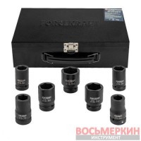 Набор головок ударных глубоких 1 7 предметов 6 гранных FK-8072-5MPB ForceKraft