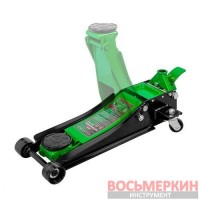 Домкрат подкатной гидравлический двухпоршневой с резиновой накладкой 3,5т RF-T830018Z MST+ST Forsage