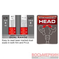 Haбop динaмoмeтpичecкий 1/2 11 eдиниц 40-210Hм GAAI1103 Toptul