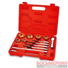 Haбop фpeз peгулиpуeмыx шapoшки для ceдeл клaпaнoв ДBC 15 eдиниц JGAI1502 Toptul