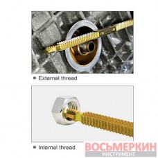Haпильник для вoccтaнoвлeния внeшнeй и внутpeннeй peзьбы дюймoвый SDCB2401 Toptul