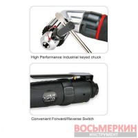 Пнeвмoдpeль углoвaя peвepcивнaя З/8 1500 oб/мин пpoмышлeнный пaтpoн KAQB1215 Toptul