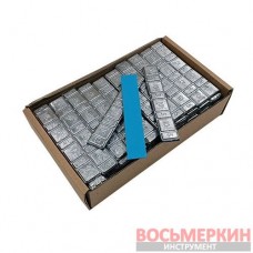Груз клеящийся низкий голубая лента 4х10г+4х5г свинец Украина 100 шт/уп
