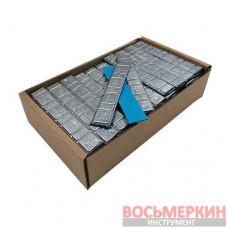 Груз клеящийся низкий голубая лента 4х10г+4х5г свинец Украина 100 шт/уп