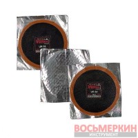Латка универсальная Vultec круглая 80 мм UR02 желтая кайма 50 шт/уп