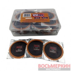 Латка универсальная Vultec круглая 80 мм UR02 желтая кайма 50 шт/уп