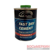 Клей для ремонта камер и шин банка с кистью 1000 мл FDC Patch Rubber