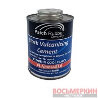 Термоклей 500 мл Black vulcanizing cement Patch Rubber