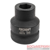 Головка ударная 1 19 мм 6 гранная FK-48519 ForceKraft